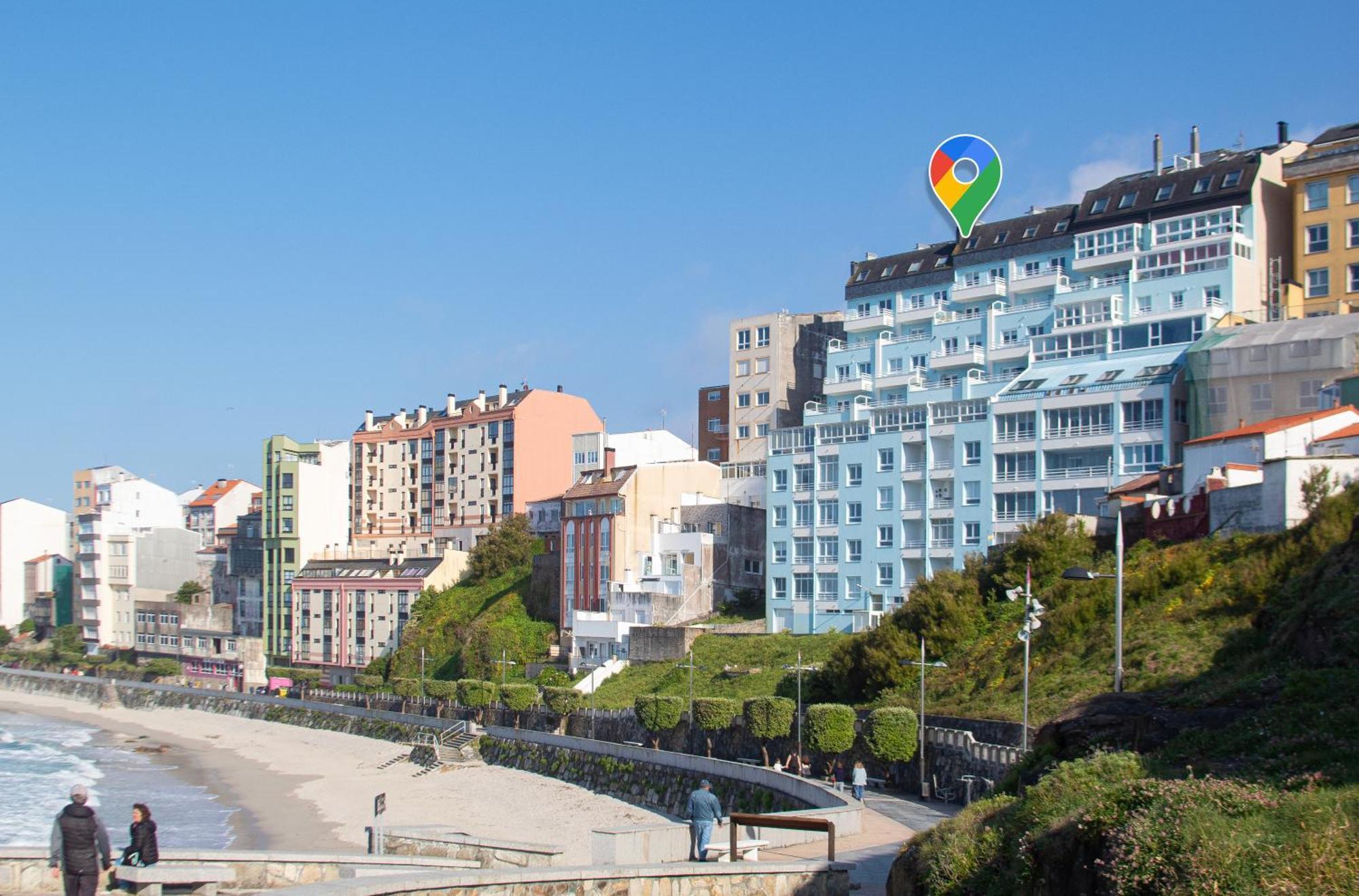 Ag Apartamento Nordes Malpica Primera Linea Playa Exterior photo